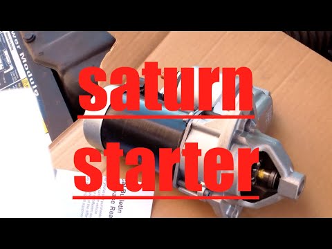 DIY How to install replace the starter Saturn SL2 √ Fix it Angel