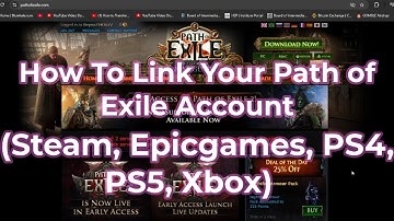 How To Link Your Path of Exile Account To (Steam, PS4, PS5, Epicgames, Xbox, Twitch)