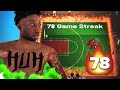 I tattooed my demigod build and went on a 78 game streak then this happens... nba 2k21
