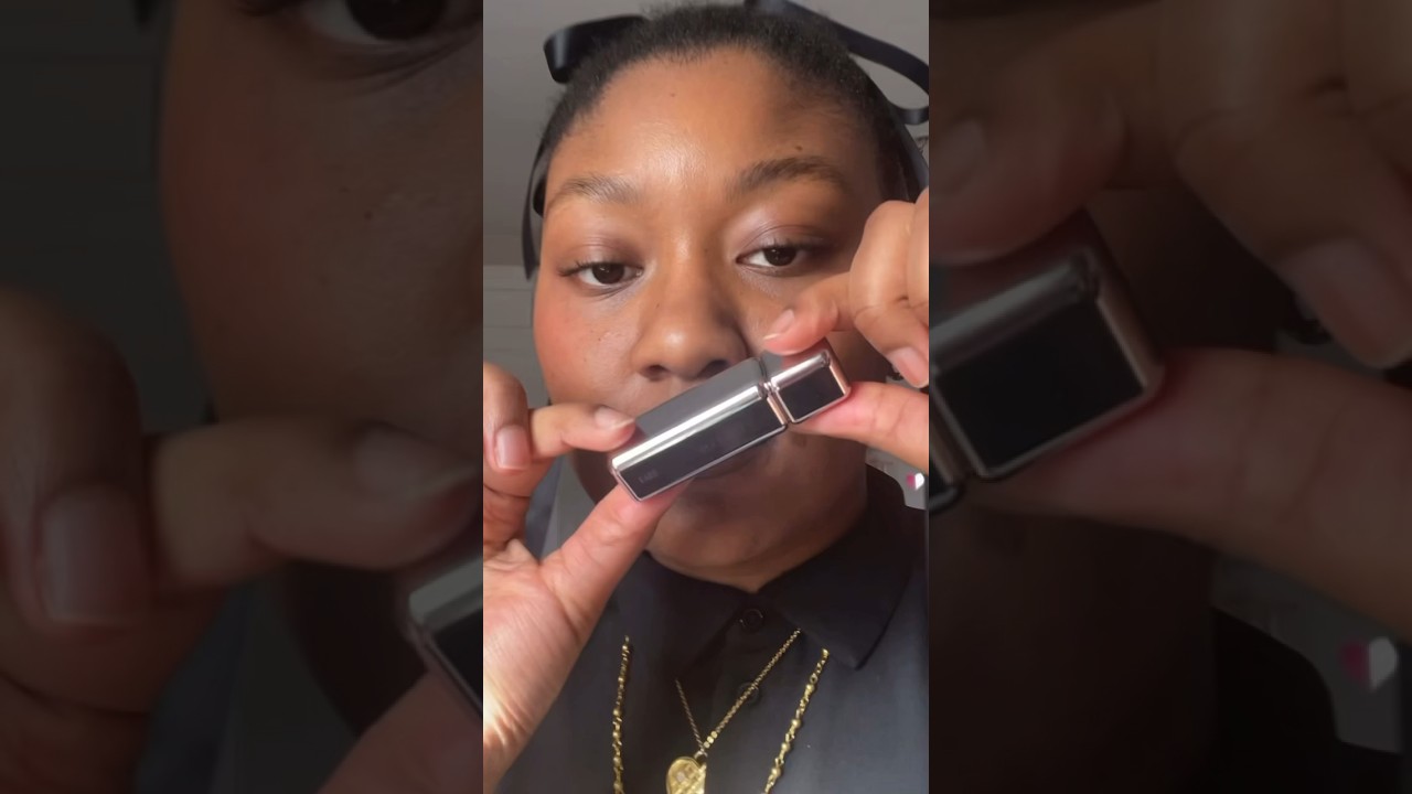 Quick get ready with me brown Lip combo tutorial and glossy lids