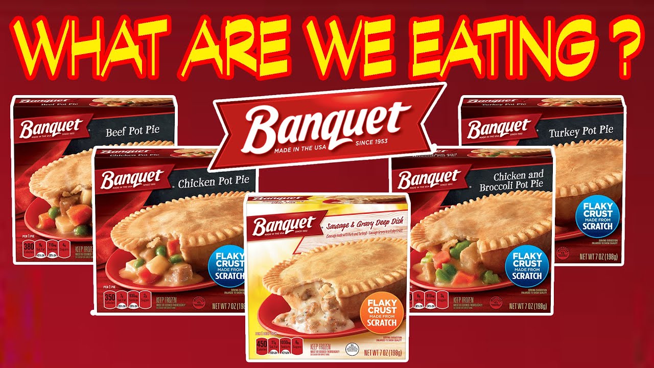 FROZEN BANQUET POT PIES - WHAT ARE WE EATING?