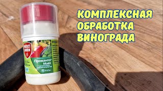 Первая-комплексная обработка виноградника.