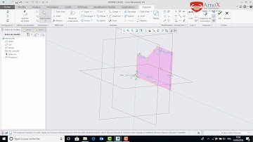1  PTC Creo (Pro/E) Simple Tutorial Beginner   Essential  Extrusion Extrude ArnoX Engineering