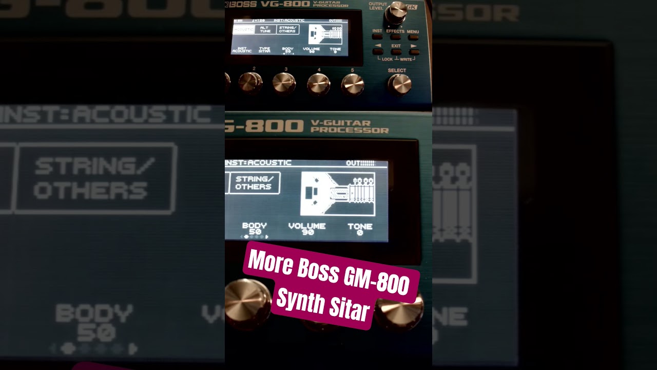 Boss VG-800 MORE Sitar Tones 