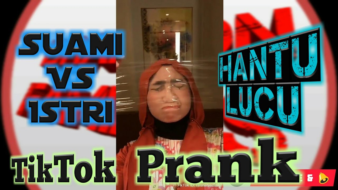 Prank TikTok Suami VS Istri  Jadi Hantu Lucu Kocak dan 