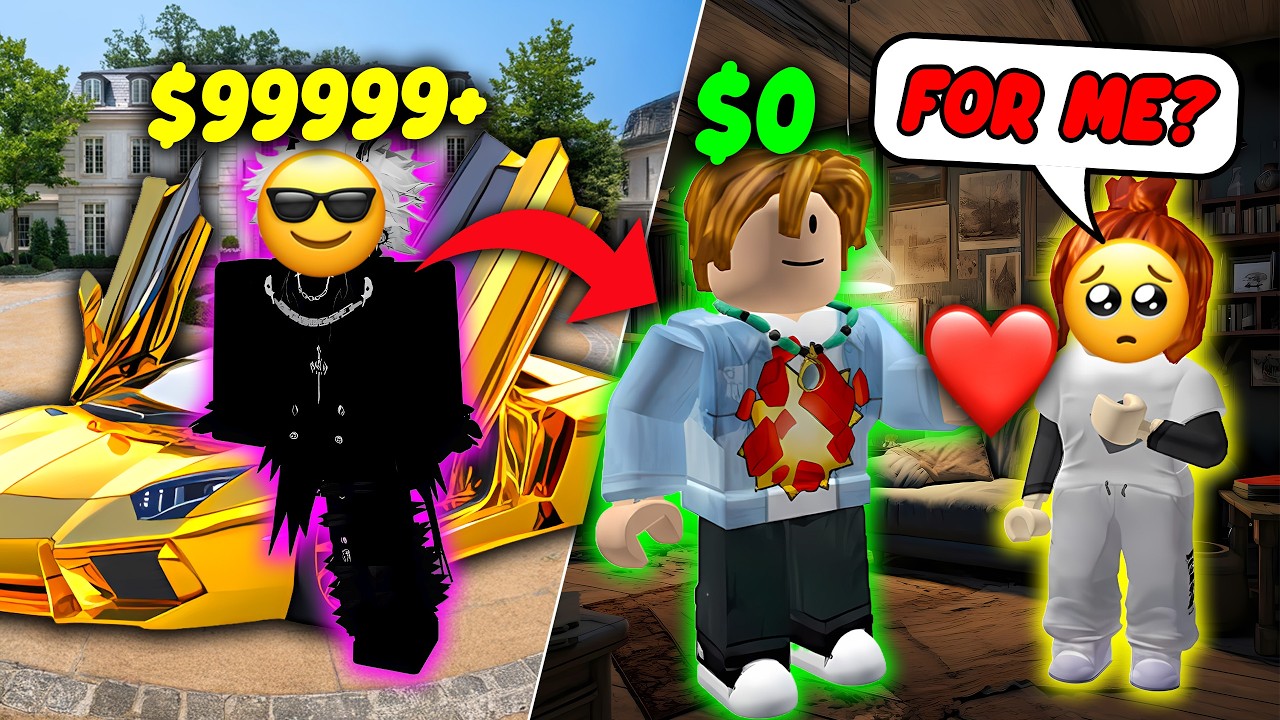 😱 MY SOULMATE SACRIFICED EVERYTHING FOR ME 🥓 #roblox #robloxstory
