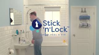 How To Install The Croydex Stick N Lock Shower Curtain Rail Toolstation