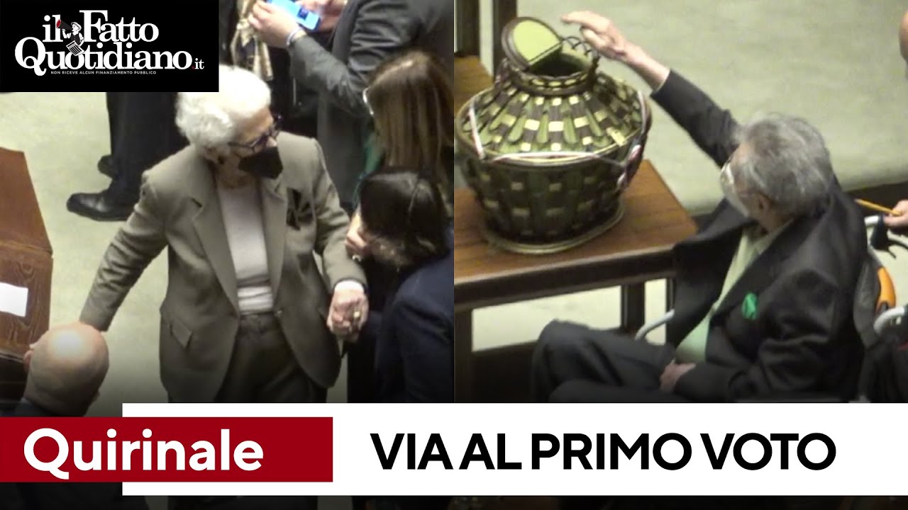 Quirinale, via al voto con il ritorno di Bossi e Liliana Segre in Aula. Assente Napolitano