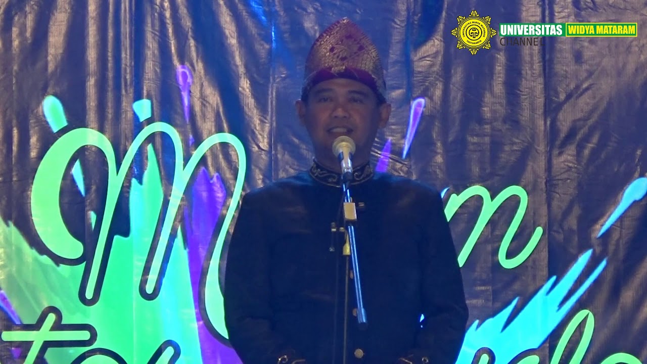Sambutan Ketua Panitia Dies Natalis Dalam Acara Malam Pentas Budaya Dies Natalis Ke 37 Uwm Youtube