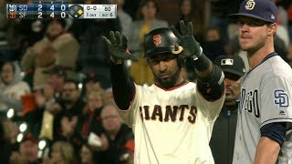 SD@SF: Nunez knocks in the tying run on an RBI single