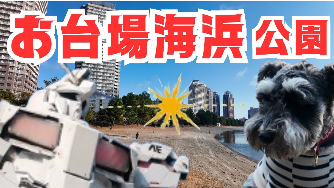 【東京都お台場】犬と夫婦でお台場満喫/ガンダムも見て来た👨‍🦲/犬と夫婦の休日日帰り旅