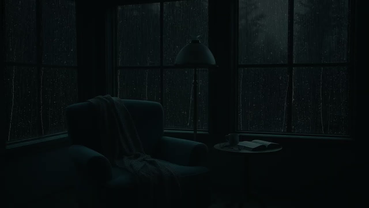Heavy Rain Outside The Window | Create A Cozy Haven For Relaxation Focus And Uninterrupted Sleep