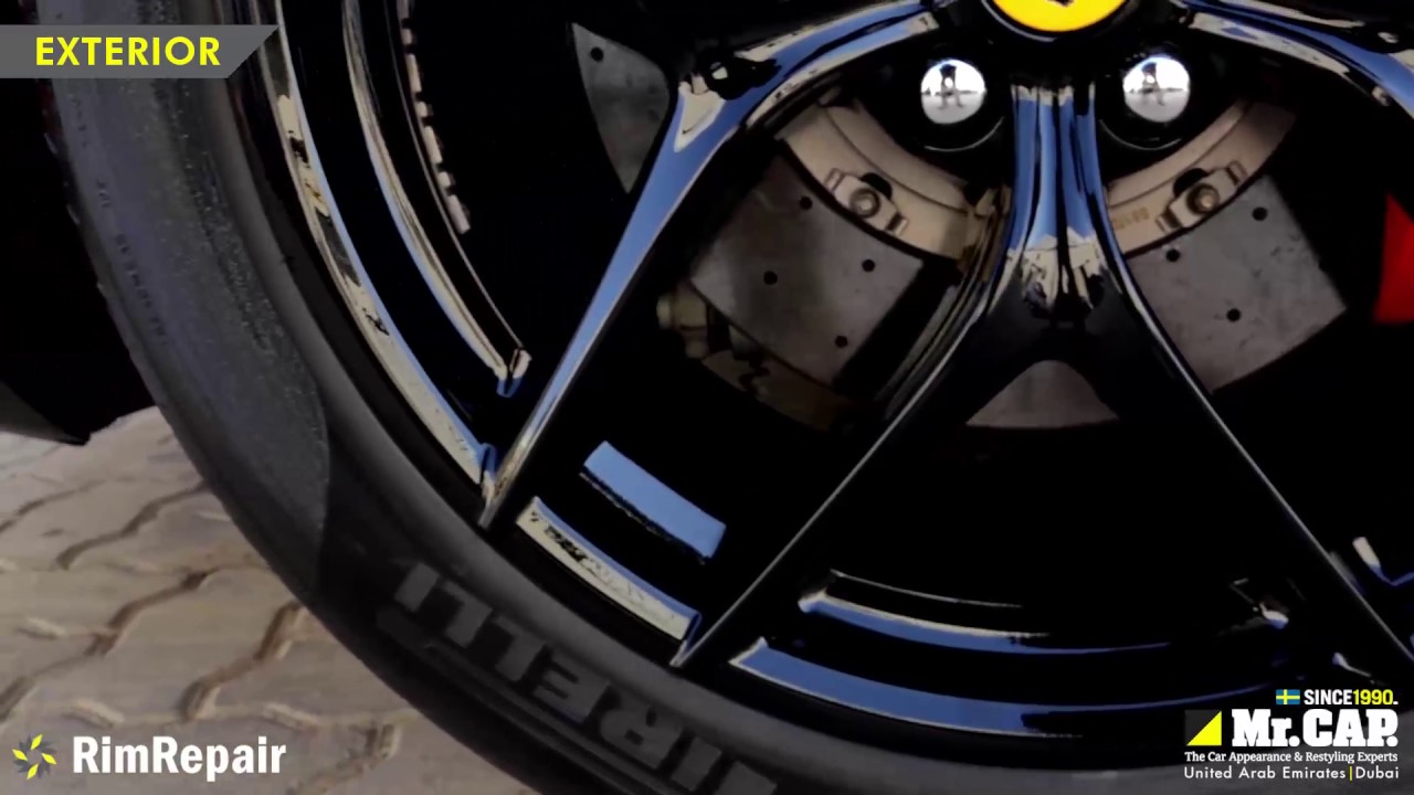 Mr Rim Repair Rim Repair Mr CAP UAE - Ferrari - YouTube