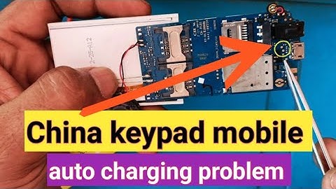 All keypad mobile auto charging problem || china keypad mobile auto charging