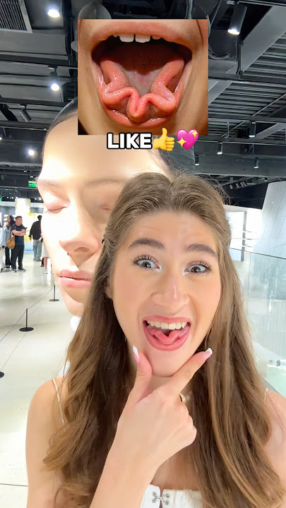 OMG😱 Your TONGUE 👅 if you…🤯💖 #shorts #short