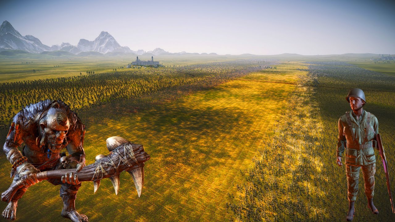 Mutation vs Gunpowder ! FIRE ARMY VS TROLL ARMY | Ultimate Epic Battle Simulator 2 | UEBS 2