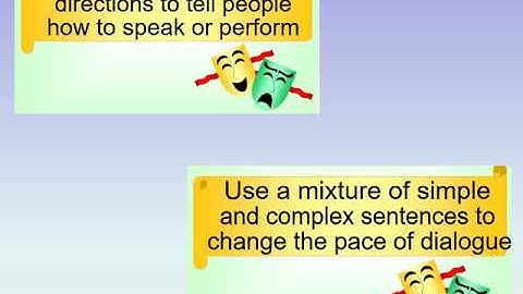 04 06 20 Year 4 English - Writing a Playscript