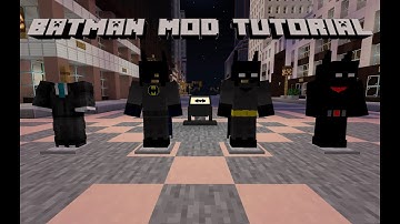 NEW BATMAN MOD (Tutorial PART 1) Minecraft 1.20.1
