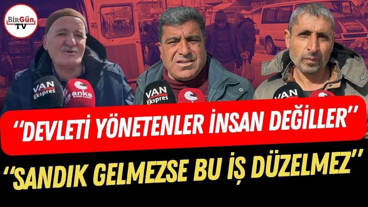 Van pazarında ekonomik kriz isyanı: 
