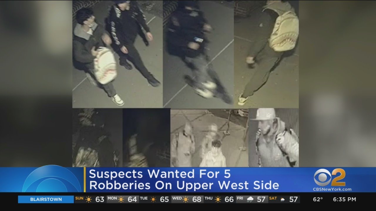Suspects Wanted For 5 Robberies On Upper West Side - YouTube