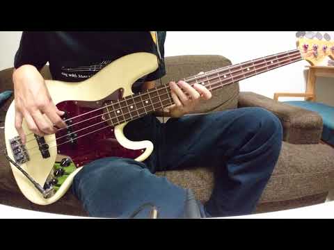 【BLANKEY JET CITY】ヘッドライトのわくのとれかたがいかしてる車(bass cover)