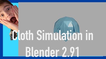 Blender Basics 1: Cloth Simulation Tutorial
