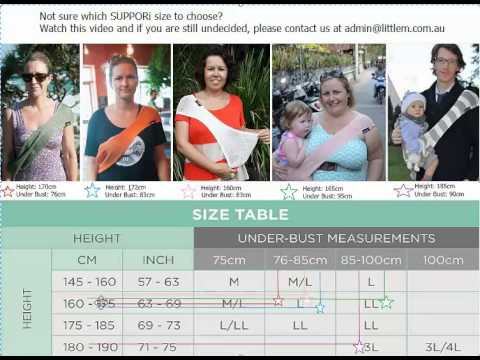 baby sling sizes