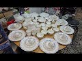 SONAKI COMPANY BONE CHAINA 93PC BIG FANCY DINNER SET #delivery JALNA MAHARASHTRA 12000 FIXED PRICE