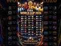 🚨 FIFA World Cup 2026 Fixtures Released | Full Schedule & Biggest Matches!