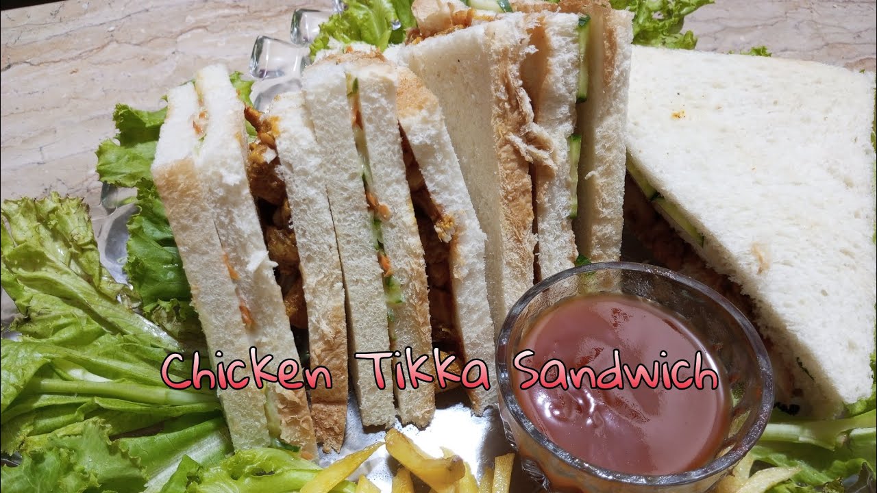 Chicken Tikka Sandwich Recipe Tasty Cooking with Asia YouTube