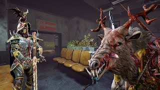 Were-Elk \& Knight Gameplay | DBD No Commentary