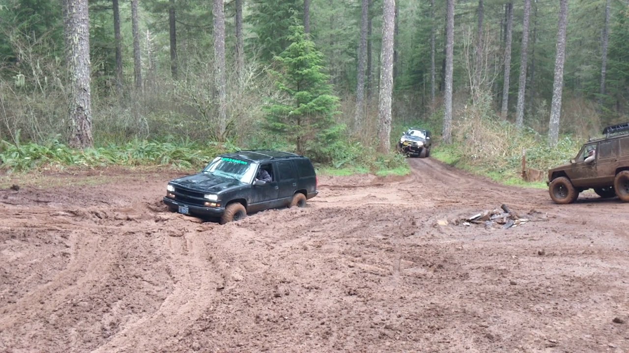 Brent Hamilton playing in the mud.       Ladee 802