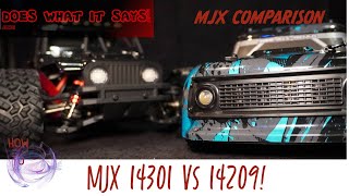 MJX Hypergo comparison 14301 VS 14209