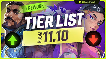 *NEW* Valorant AGENT TIER LIST for PATCH 11.10 - Is the HARBOR REWORK any good?!