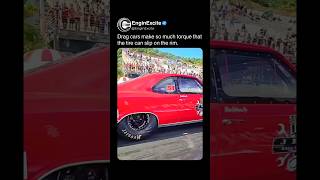 When Torque Twists the Tire #race #dragrace #muscle