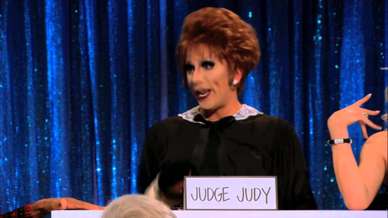 Bianca Del Rio as Judge Judy says “Baloney” for 5 minutes - RuPaul’s Drag Race Dragged Out - YouTube
