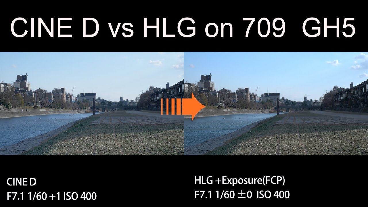 束芋 GH5 HLGをFCPの709で使ってもHDR感出ますよ GH5ユーザー必見 CINE D vs HLG on 709 Ufer! VLOG_211