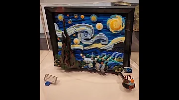 Mesmerizing Build LEGO Vincent Van Gogh S Starry Night L21333 Quick Timelapse 