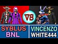 BNL & SYBLUS VS VINCENZO & WHITE444 Clash Squad Intense Custom Match || Most dangerous fight 🎯📌