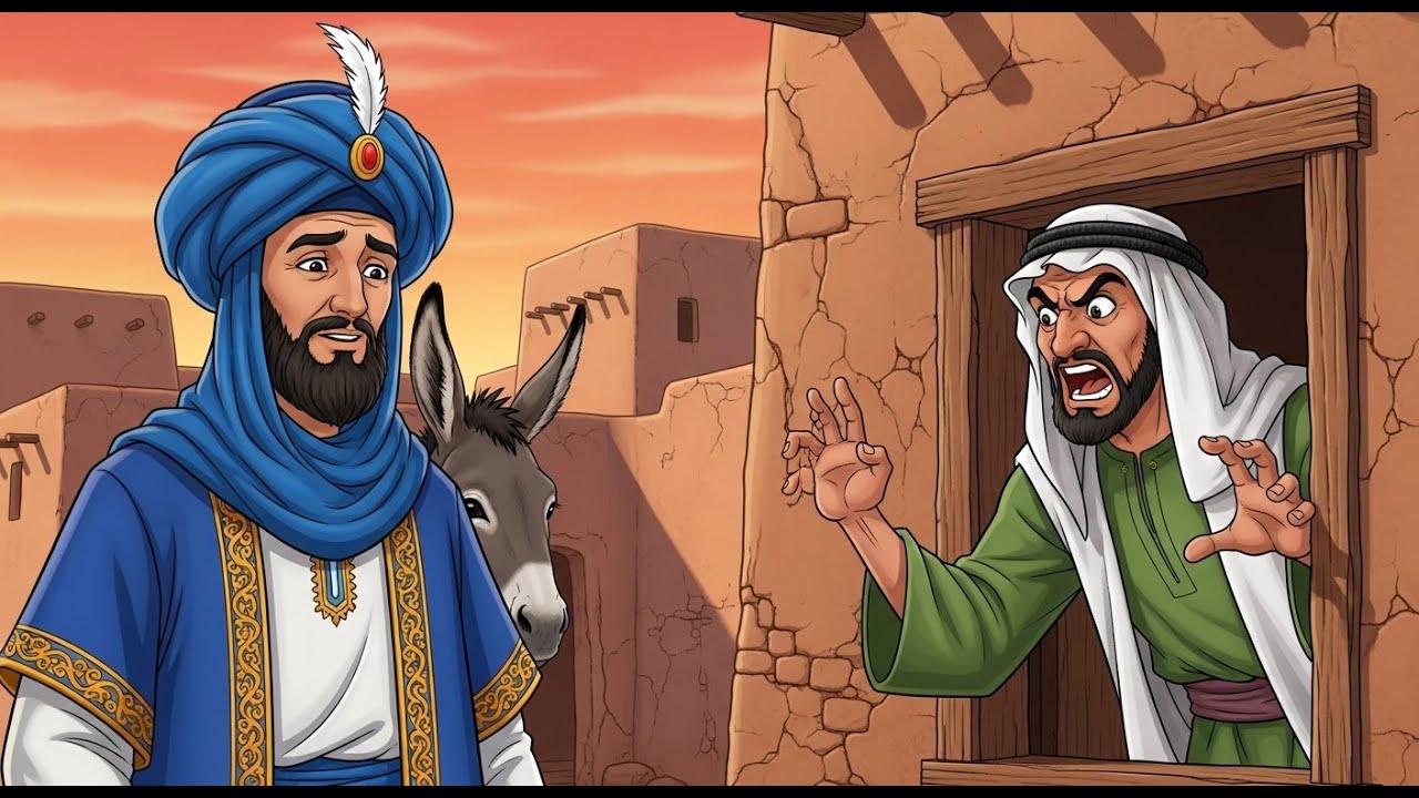 #قصة_جحا والجار الطماع  من طرائف ونوادر جحا  ضع السماعات واستمع, قصة مشوقة ومسلية