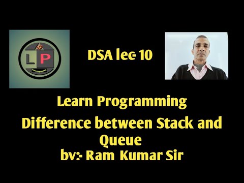 Difference between Stack and Queue in Hindi |  Learn Programming | stack and Queue difference