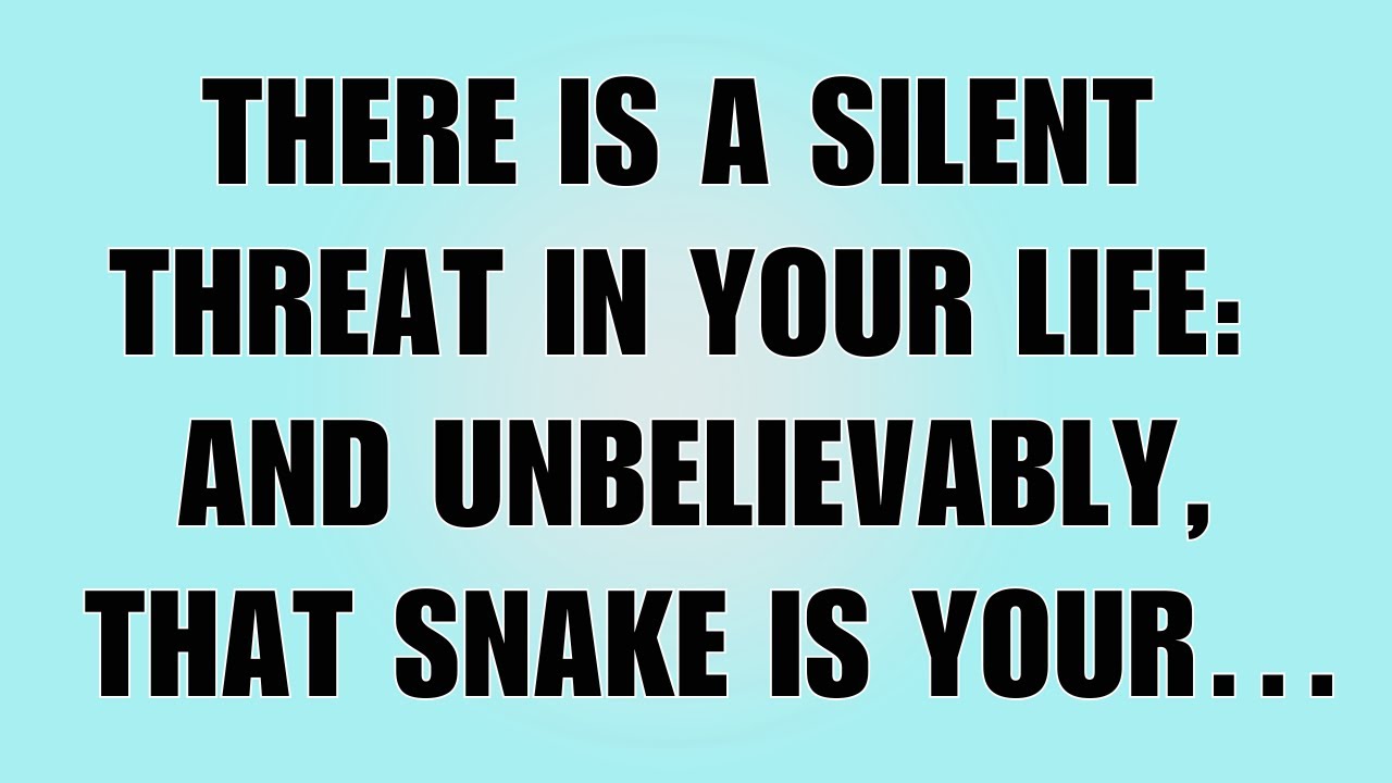 👉God Says: That Silent SNAKE Is Your... | God Message Today