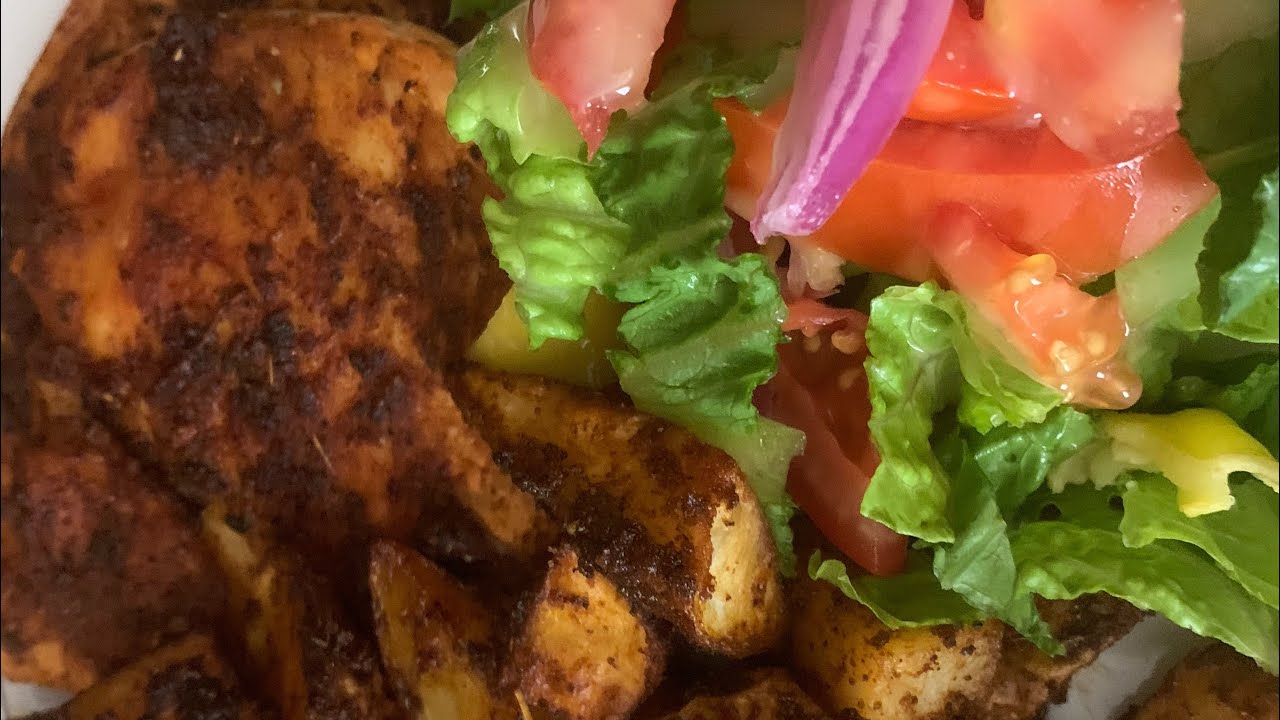 በኦቨን የተጠበሰ ዶሮ/air fryer chicken YouTube