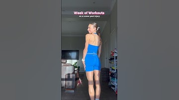 Week of Workouts as a Runner Post-Injury 🩷