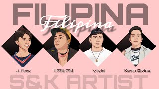 Filipina - J-Flow|Cozy Coy|Vivid|Kevin Divina (S&K Artist)