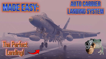 AUTO Carrier Landing (ACLS) Made EASY! - F/A-18C - Digital Combat Simulator #dcs