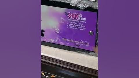 Manual sanitary napkin vending machine Sanvend101(N)