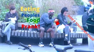 EATING PEOPLE FOOD PRANK🤣🤣 (Gone Wrong)