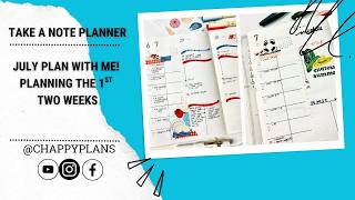 TAKE A NOTE | PLAN WITH ME | JULY 2026