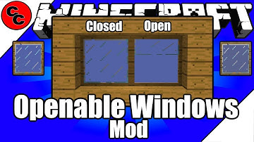Minecraft Mods: " Openable Windows Mod 1.12.2 "